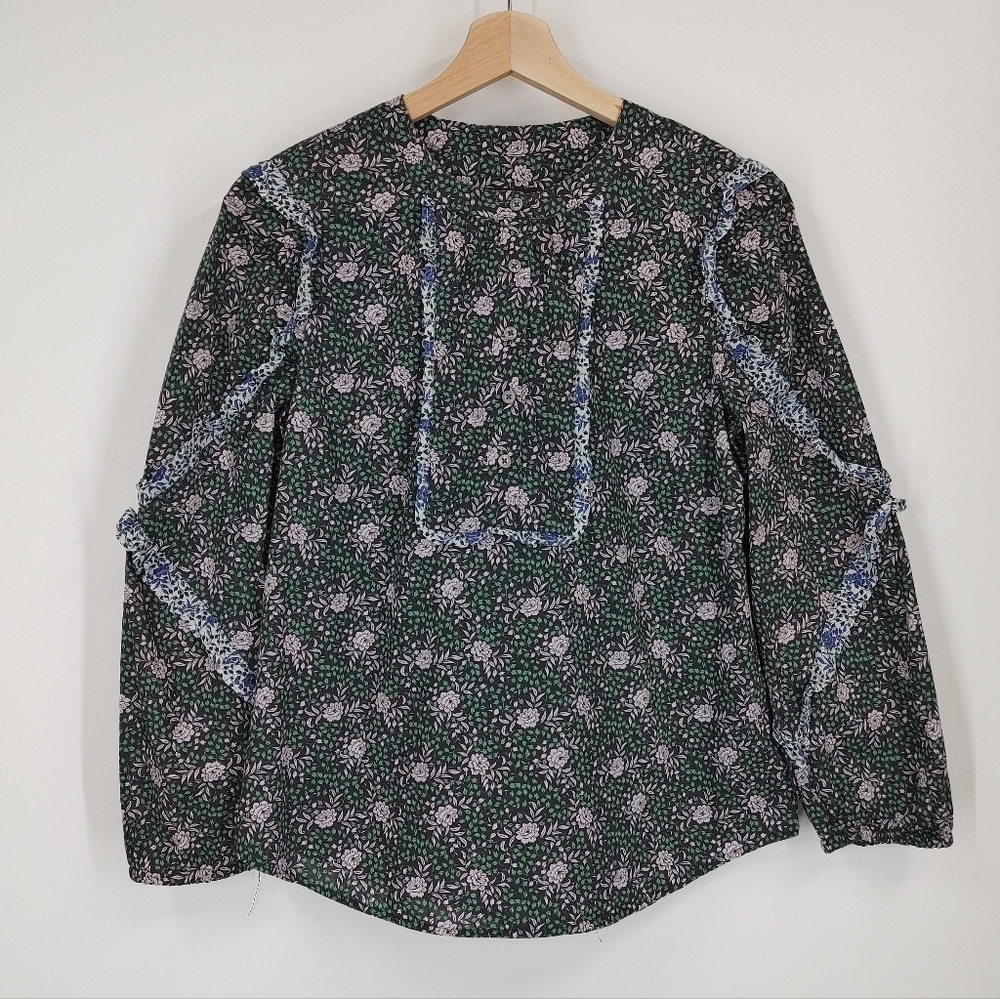 J. Crew X Liberty Art Fabrics Printed Blouse